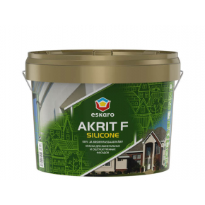 Краска для минеральных и оштукатуренных фасадов Eskaro Akrit F Silicone