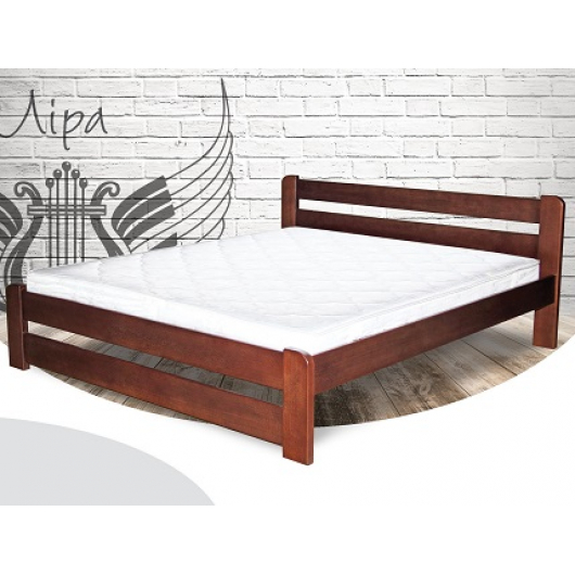 Кровать Лира 90х190 сосна, цвет натуральное дерево - интернет-магазин tricolor.com.ua