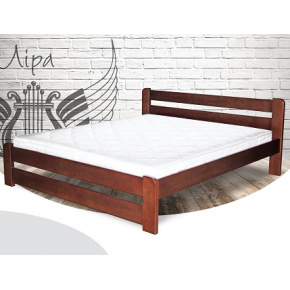 Кровать Лира 90х200 сосна, цвет натуральное дерево - интернет-магазин tricolor.com.ua