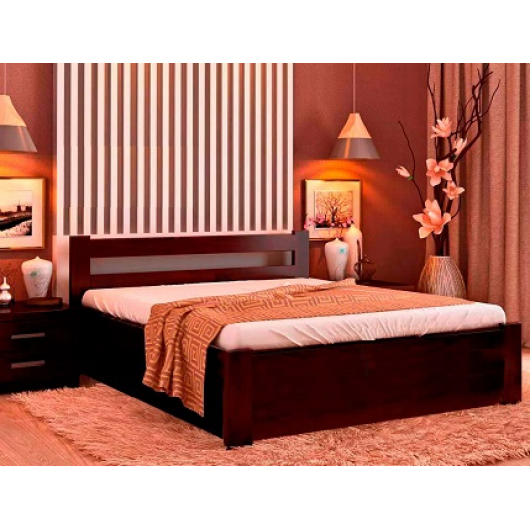 Кровать с подъемным механизмом Соня 90х190 бук, цвет натуральное дерево - интернет-магазин tricolor.com.ua