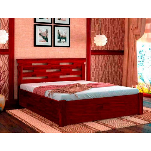 Кровать с подъемным механизмом Зевс 160х200 бук, цвет натуральное дерево - интернет-магазин tricolor.com.ua