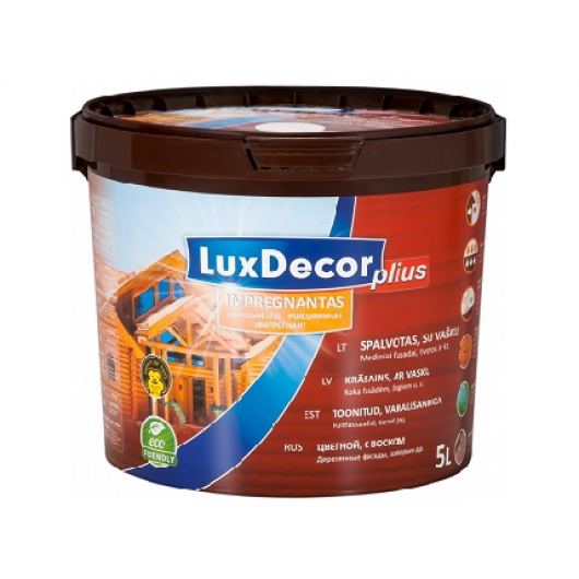 Пропитка для дерева LuxDecor Plius (белая) - интернет-магазин tricolor.com.ua