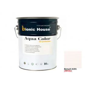 Акриловая лазурь Aqua color – UV protect Bionic House (белая) - интернет-магазин tricolor.com.ua