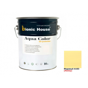 Акриловая лазурь Aqua color – UV protect Bionic House (медовая) - интернет-магазин tricolor.com.ua