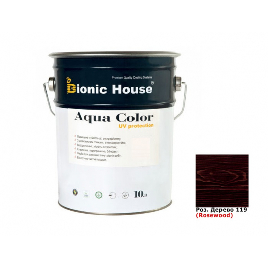 Акриловая лазурь Aqua color – UV protect Bionic House (розовое дерево) - интернет-магазин tricolor.com.ua