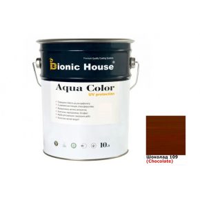 Акриловая лазурь Aqua color – UV protect Bionic House (шоколад) - интернет-магазин tricolor.com.ua