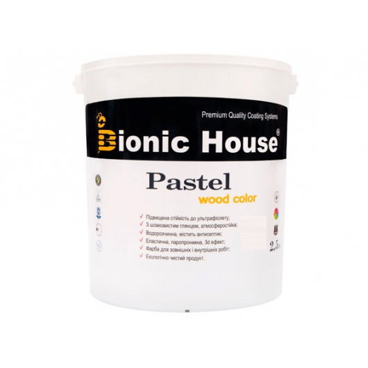 Акриловая пропитка-антисептик Pastel Wood color Bionic House (капучино) - изображение 2 - интернет-магазин tricolor.com.ua