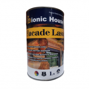 Лазур з маслом для фасадів Facade Lasur Bionic House (безбарвна)