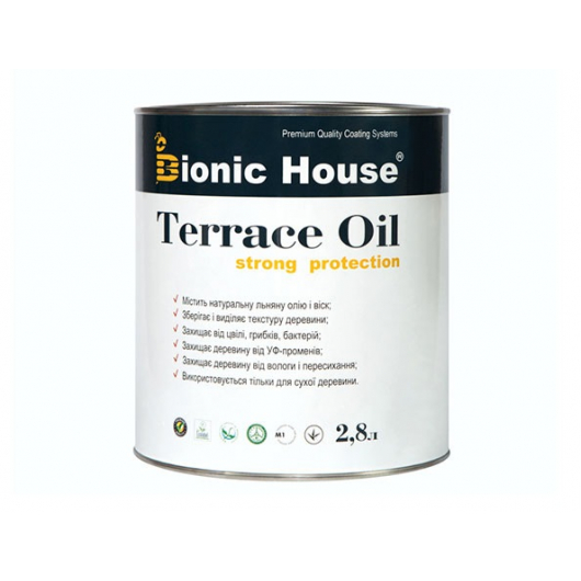 Масло террасное Terrace Oil Bionic House (колерованное) - изображение 2 - интернет-магазин tricolor.com.ua