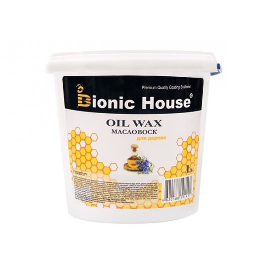 Олія-віск для дерева з бджолиним воском Bionic House - интернет-магазин tricolor.com.ua