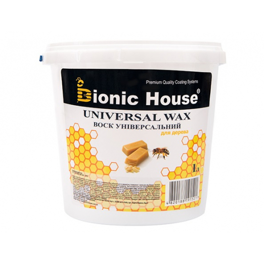Воск для дерева универсальный пчелиный Bionic House - интернет-магазин tricolor.com.ua