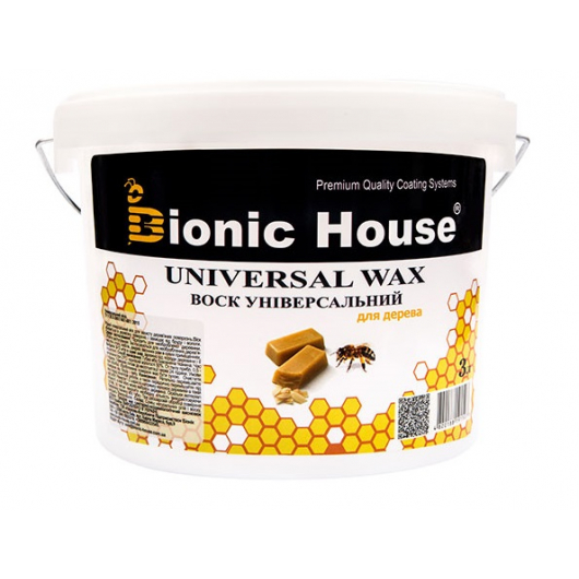 Воск для дерева универсальный пчелиный Bionic House - изображение 2 - интернет-магазин tricolor.com.ua