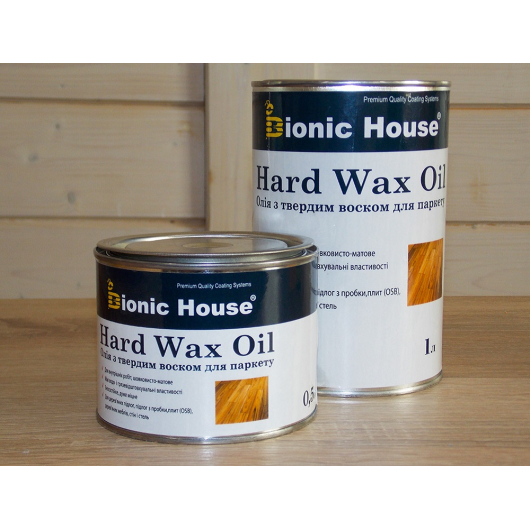 Масло для підлоги Hard Wax Oil Bionic House (безбарвне) - изображение 2 - интернет-магазин tricolor.com.ua
