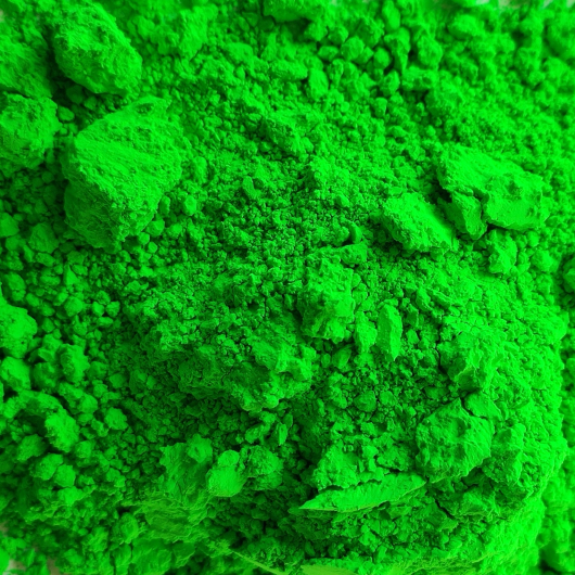Пігмент флуоресцентний неон зелений FG 100 г. - изображение 6 - интернет-магазин tricolor.com.ua