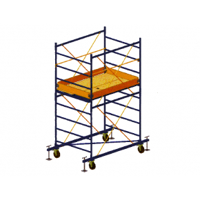 Подмости передвижные Будмайстер Standart Twin ПСП-1,6Л(130)