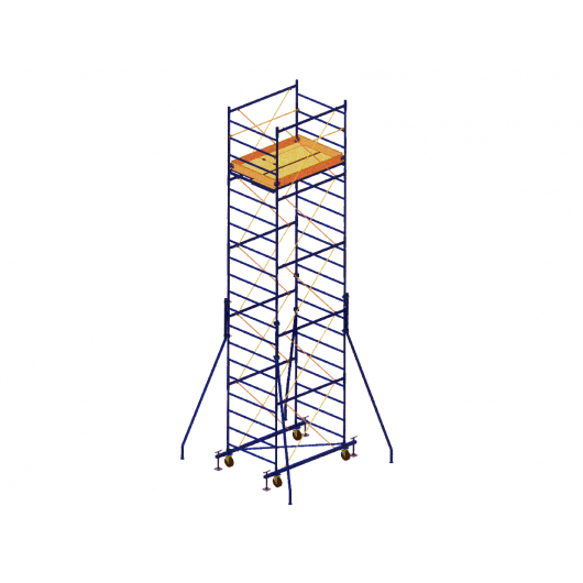 Подмости передвижные Будмайстер Standart Twin ПСП-6,4Л(130)