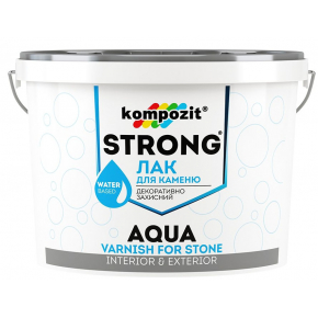 Лак для камня Strong Aqua Kompozit - изображение 2 - интернет-магазин tricolor.com.ua
