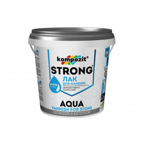 Лак для каменю Strong Aqua Kompozit - интернет-магазин tricolor.com.ua