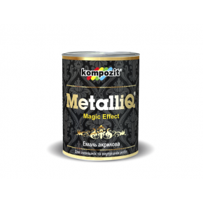 Эмаль акриловая декоративная MetalliQ Kompozit золото - интернет-магазин tricolor.com.ua