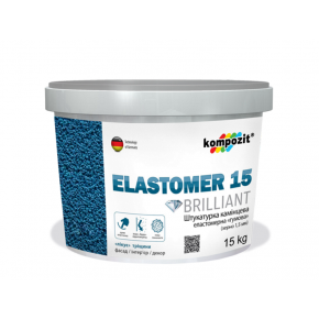 Штукатурка камешковая эластомерная Elastomer 15 Kompozit