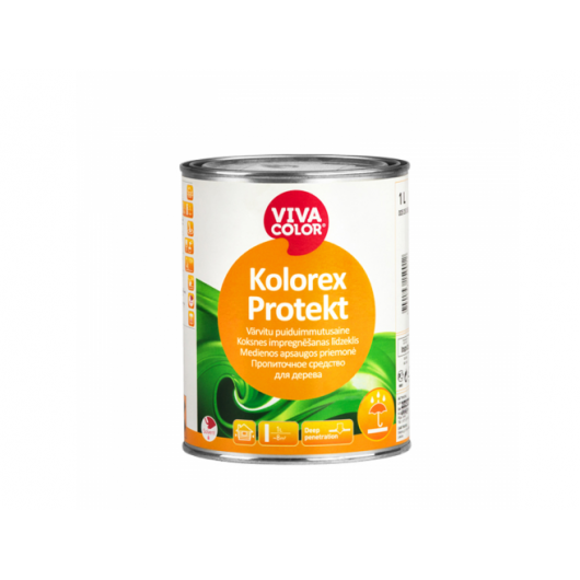 Пропитка защитная для древесины Kolorex Protekt Vivacolor