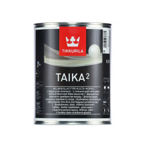 Лазурь перламутровая 2-цветная Тайка Tikkurila Taika 2 золотистая/серебристая