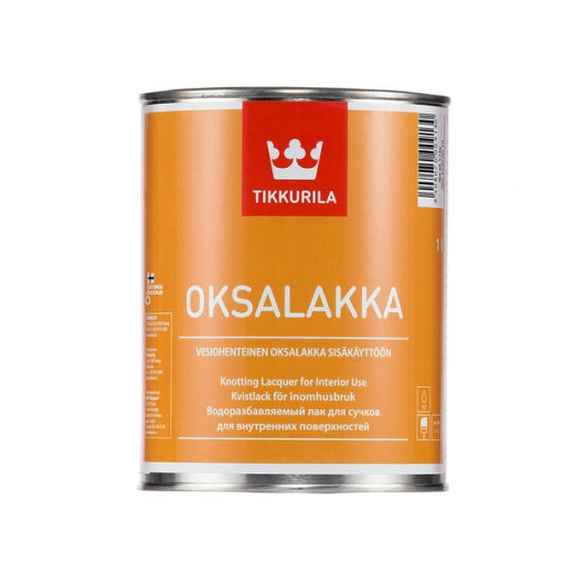 Лак для обработки сучков Оксалакка Tikkurila OKSALAKA