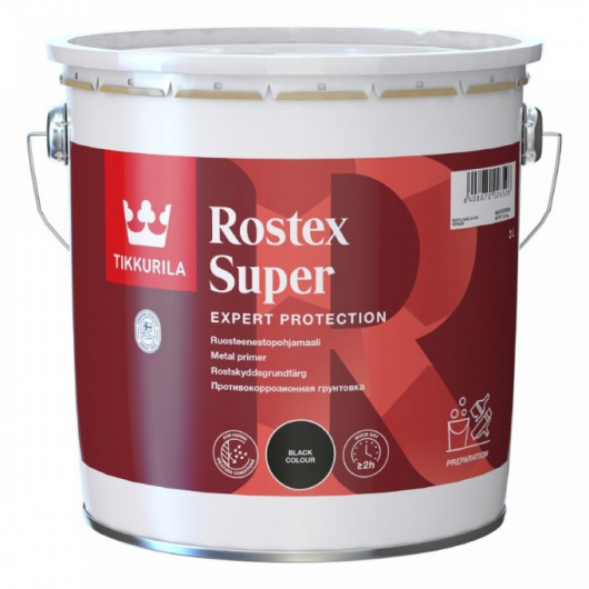 Грунт противокорозионный Ростекс Супер Tikkurila ROSTEX SUPER светло-серый