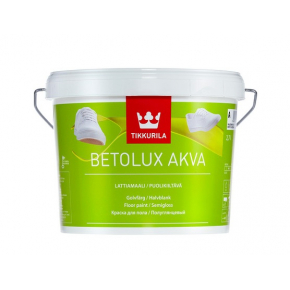 Краска для бетонных и деревянных полов Бетолюкс Аква Tikkurila BETOLUX AKVA белая - изображение 2 - интернет-магазин tricolor.com.ua