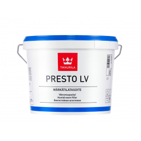 Шпатлевка влагостойкая Престо ЛВ Tikkurila Presto LV Markatilatasoite