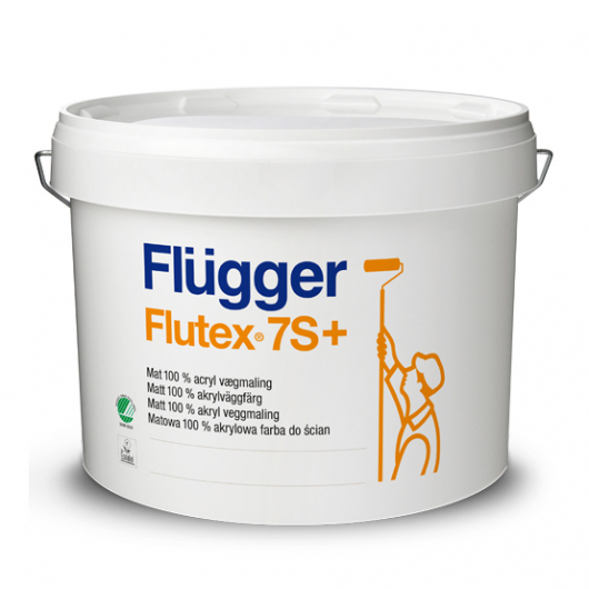 Краска латексная Flugger Flutex 7S+ (Base 4) прозрачная