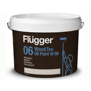 Краска алкидная на водной основе Flugger Wood Tex Oil Paint W60 Vit