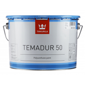 Фарба акрилоуретанова 2К А Темадур 50 Tikkurila Temadur 50 біла TAL
