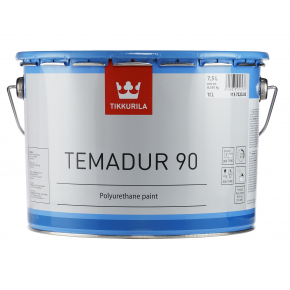 Краска акрилоуретановая 2К А Темадур 90 Tikkurila Temadur 90 белая TAL
