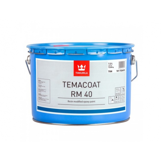 Краска эпоксидная 2К А Темакоут РМ 40 Tikkurila Temacoat RM 40 прозрачная TCH