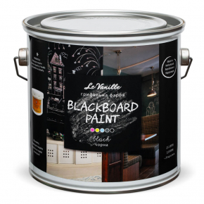 Интерьерная грифельная краска Le Vanille черная - изображение 3 - интернет-магазин tricolor.com.ua