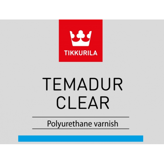 Лак Темадур Кліе Tikkurila Temadur Clear 2К А - изображение 3 - интернет-магазин tricolor.com.ua