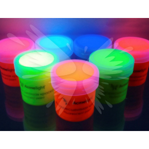 Набір флуоресцентних фарб AcmeLight для інтер'єру 8 шт - изображение 2 - интернет-магазин tricolor.com.ua