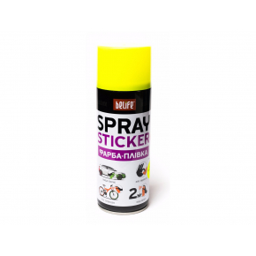 Жидкая резина BeLife Spraysticker Fluor R1005 желтая - интернет-магазин tricolor.com.ua