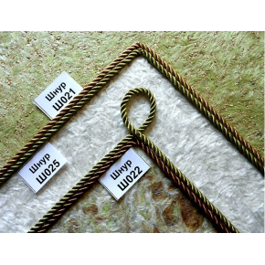 Декоративный шнур Limil № 22 светло-коричневый - изображение 2 - интернет-магазин tricolor.com.ua