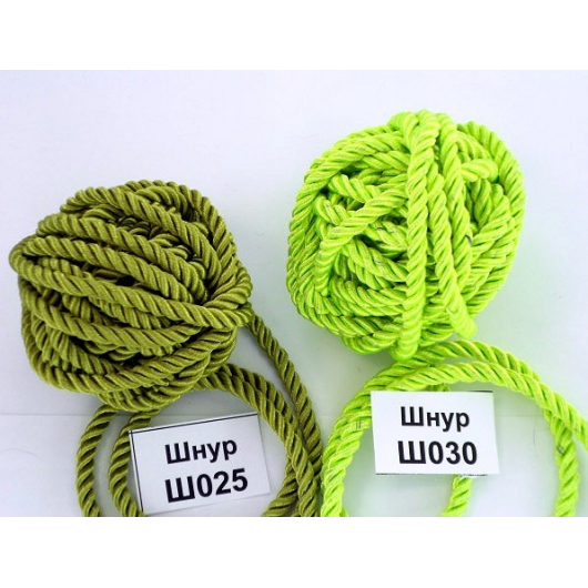 Декоративний шнур Limil 25 зелений - интернет-магазин tricolor.com.ua