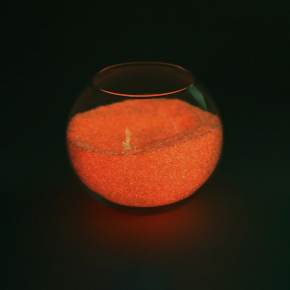 Люминесцентный кварцевый песок AcmeLight Quartz Sand оранжевый - изображение 3 - интернет-магазин tricolor.com.ua