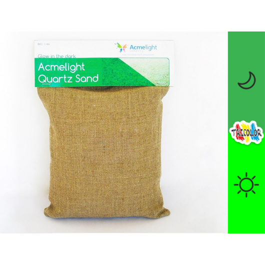 Люмінесцентний кварцовий пісок AcmeLight Quartz Sand зелений - интернет-магазин tricolor.com.ua