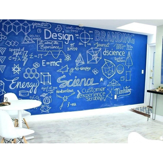 Інтер'єрна грифельна фарба Le Vanille синя - изображение 2 - интернет-магазин tricolor.com.ua