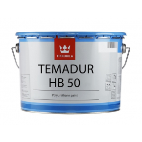 Краска акрилоуретановая 2К А Темадур ХБ 50 Tikkurila Temadur HB 50 TVL белая - изображение 2 - интернет-магазин tricolor.com.ua