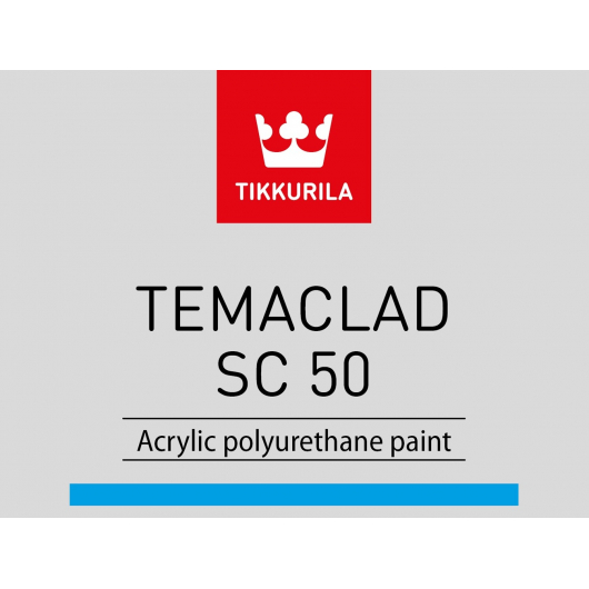 Фарба акрілополіуретановая 2К А Темаклад СЦ 50 Tikkurila Temaclad SC 50 TCL прозора - изображение 2 - интернет-магазин tricolor.com.ua