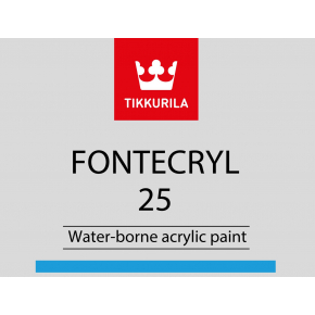 Краска акриловая по металлу Фонтекрил 25 Tikkurila Fontecryl 25 FCL - изображение 2 - интернет-магазин tricolor.com.ua