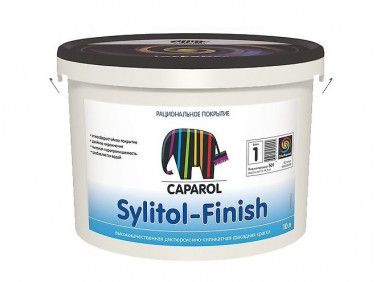 Краска фасадная силикатная Caparol Sylitol-Finish B3 прозрачная - Tricolor Краска фасадная силикатная Caparol Sylitol-Finish B3 прозрачная