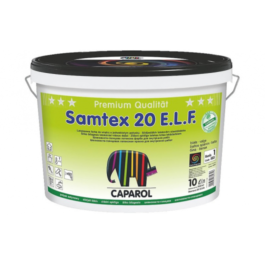 Фарба інтер'єрна латексна Caparol Samtex 20 E.L.F. B1 біла