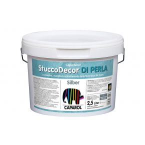 Декоративна штукатурка Caparol StuccoDecor Di Perla серебристая - интернет-магазин tricolor.com.ua